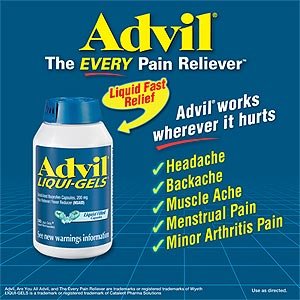 Advil Liqui-Gels - 240 Liquid Filled Capsules