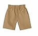 CLASSROOM Little Boys' Toddler Uniform Pull-On Short, Khaki, 4T