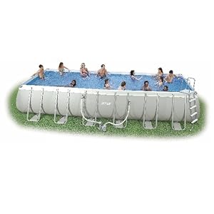 Intex Ultra Frame 24-by-12-Foot-by-52-Inch Rectangular Pool Set