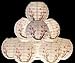 Plum Blossom Paper Lantern Set w/ Light #ml-21