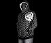 Silver Star OVERLOAD All Over Print Mens Hoodie - Black