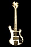 Electric Bass Guitar Pin - White - B001IUNKT4