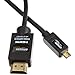 AmazonBasics HDMI-auf-Mikro-HDMI-Hochgeschwindigkeitskabel (Ethernet, 3D und Audio-Return) 1 m