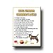 Bull Terrier Property Laws Fridge Magnet No 2