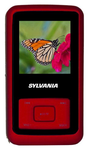 Sylvania 2GB MP3 Player with Video and Rubberized Finish (Red)