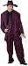 Plus Size Adult Zoot Suit Costume (Size:XXL 48-52)