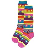 flower knee socks