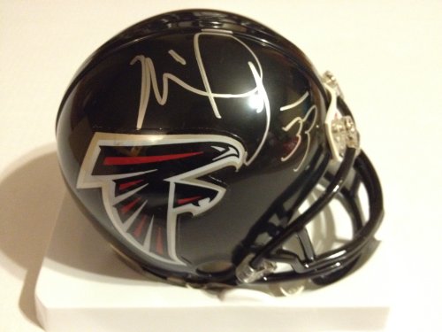 Atlanta Falcons MICHAEL TURNER Signed Autographed Mini Helmet COA