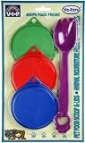 PET FOOD SCOOP/SPOON AND 3 CAN COVERS