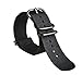 Gemony Military Army Nato Strap Black Nylon Fabric DW Replacement Heavy Strong Watch Bands 22mm
