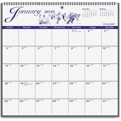 At-A-Glance Illustrators Monthly Wall Calendar (AAGG100017)