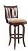 Kitchen & Housewares : Berkline Family Dining Nutmeg Brown Cherry 26-Inch Richardson Swivel Barstool
