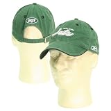 New York Jets Classic Script Slouch Fit Adjustable Baseball Hat - Green