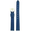 Watch Band Genuine Leather Lizard Grain Royal Blue 14mm