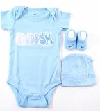 Nike 3 Piece Infant Set Size 0-6 Months Blue