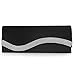 Damara Womens Pleated Satin Flap Crystal Clutch Evening Bag
