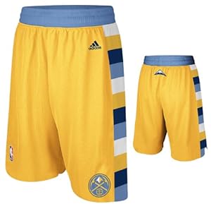 NBA Denver Nuggets Swingman Uniform Short, Small, Yellow