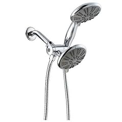 Ana Bath SS5450CCP 5 Inch 5 Function Handheld Shower and Showerhead Combo Shower System, Chrome Plated Finish 