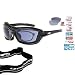 Verglasbare Brillenträger RX Multisportbrille Skibrille Sportbrille + polarisierende Wechselgläser + Band
