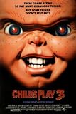 Professionally Framed Child’s Play 3 Movie (Look Who’s Stalking!) Poster – 24×36 with RichAndFramous Black Wood Frame