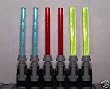 Lego Lightsaber Lot- 6 TOTAL - 3 Different Colors with Hilts