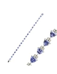 14K ExquisiteTanzanite Bracelets with Diamonds (New Arrival)