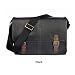 Boconi Hendrix Double Buckle Laptop Messenger (Oldwood Black w/plaid)