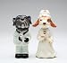 Fine Porcelain Salt and Pepper Shaker Set Figurine Collectible - Hospital Dogs S/P
