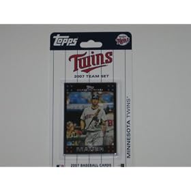 Click here to buy MINNESOTA TWINS 2007 Topps Official Team Baseball Card Set by  Wesellsports .