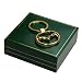 24K Gold Finished Designer Mazda Keyring MX5 Key Fob CX7 Keychain in luxury case