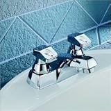 Delta Faucet Company 86T1153 Commercial Metering Centerset Bathroom Faucet, Chrome