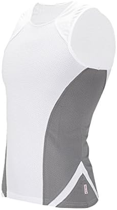 Men's Slimming Sweat Vest Shirt Short Sleeve for Weight Loss White Large