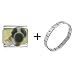 Saint Bernard Italian Charm Bracelet