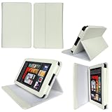 Kindle Fire Lightweight Folio Case (White) with Stand by Supcase (TM)-WY122