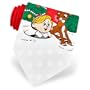Men's Rudolph & Hermey the Misfit Elf Silk Tie by MJC in Red