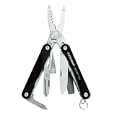 Leatherman 831204 Squirt ES4 Black Keychain Tool with Scissor