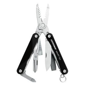 Leatherman 831204 Squirt ES4 Black Keychain Tool with Scissor by Leatherman