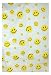 Carnation Home Fashions 6-Feet by 6-Feet Vinyl Print Shower Curtain, Happy Face