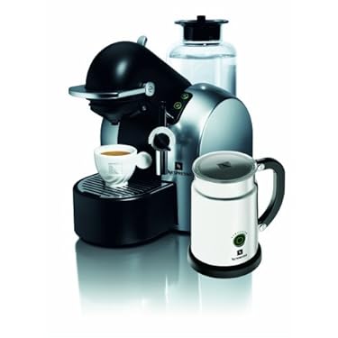 Nespresso D290 Concept Automatic Coffee And Espresso Machine With Aeroccino Milk Frother Satin Chrome