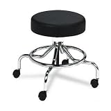 Stool - Low Base with Screw Lift (Black) (19'-26'H x 16'W x 16'D)