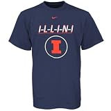 Nike Illinois Fighting Illini Youth Navy Blue School Pride T-shirt