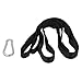 Hammock Tree Straps, Rusee Tree Swings Hammock Accessories Suspension Hanging Strap Kit Heavy Duty Hook, Safer Lock Snap Carabiner Hook + Carry Pouch for Outdoor Camping, Hiking, Travel, Backpacking