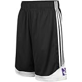 Northwestern Wildcats adidas Black 3-Stripe Pre-Game Short