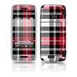 Red Plaid Design Protective Skin Decal Sticker for LG Voyager VX10K VX10000 Cell Phone