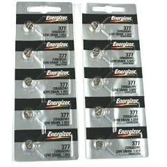Energizer 377/376 Silver Oxide 10 Batteries