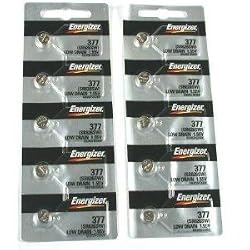 Energizer 377/376 Silver Oxide 10 Batteries