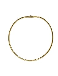 14KTW&Y Reversible Omega 4.1mm Necklaces Length = 16