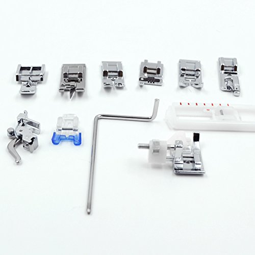 Seasofbeauty 1 set of 11 low shank sewing machine foot babylock b…