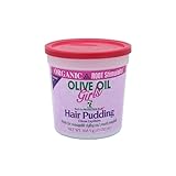 Organic Root Stimulator Olive Oil Girls Built-In Protectionplus Hair Pudding, 13 Ounce