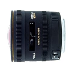 Sigma 4,5 mm F2,8 EX DC HSM Zirkular Fisheye-Objektiv (Gelatinefilter) f�r Sigma